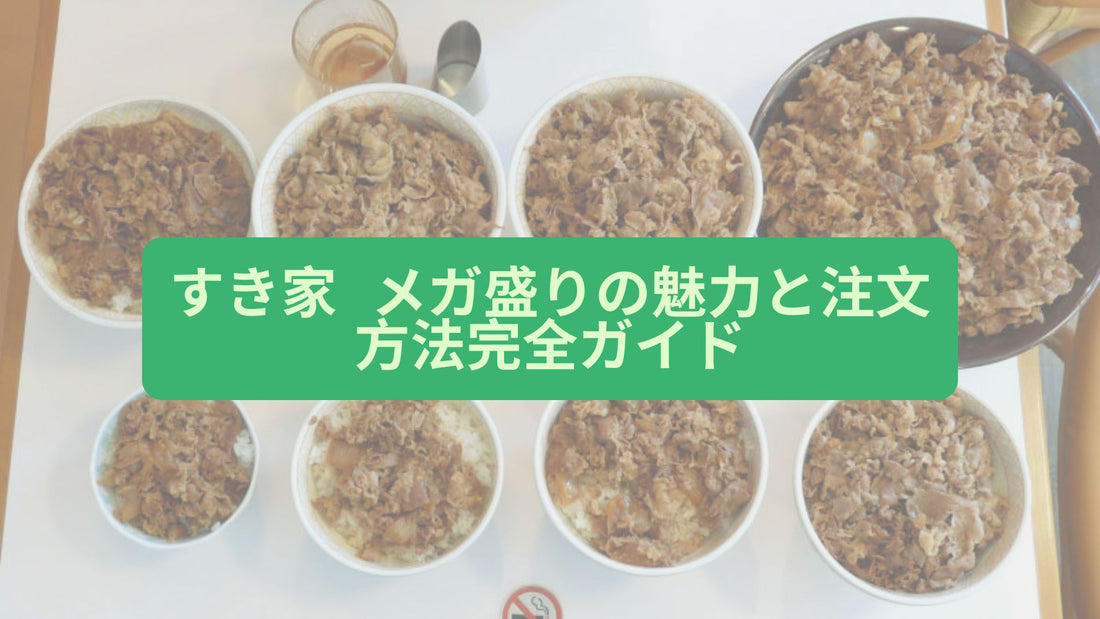 すき家 メガ盛りの魅力と注文方法完全ガイド